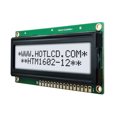 cor verde amarela HTM1602-12 do módulo médio do LCD do caráter 16x2