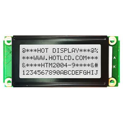 módulo magro branco do LCD do caráter 4X20 para HTM2004-9 industrial