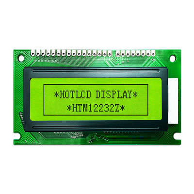 exposição gráfica do módulo STN de 122X32 LCD com luminoso branco HTM12232Z