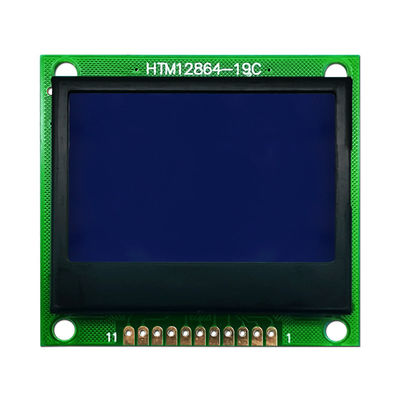 módulo gráfico de 128X64 FSTN LCD com luminoso branco HTM12864-19C