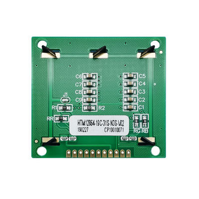 módulo gráfico de 128X64 FSTN LCD com luminoso branco HTM12864-19C