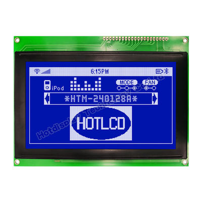 240x128 industrial LCD gráfico, exposição MCU/8bit de T6963C STN LCD