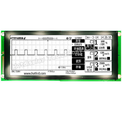 módulo gráfico durável DFSTN de 640x200 LCD com luminoso branco HTM640200