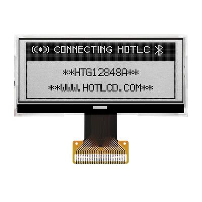 128X48 RODA DENTEADA gráfica LCD ST7565R-G | Exposição de STN+ com lado branco Backlight/HTG12848A