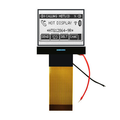 módulo da RODA DENTEADA de 128X64 MCU LCD, exposição HTG12864-9R de IC 7565R Chip On Glass LCD