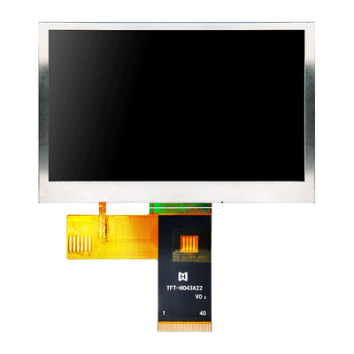 4,3 módulo largo da exposição do LCD IPS da temperatura da polegada 480x272 MCU