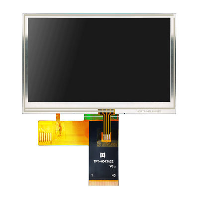 4,3 luz solar larga Resistive do LCD SPI MCU da temperatura da polegada legível