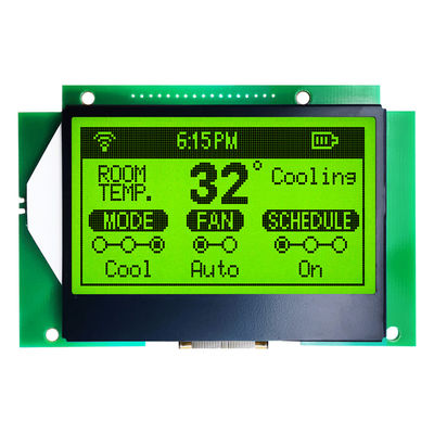 exposição gráfica de 128X64 SPI LCD, ST7565R LCD amarelo 128x64 gráfico