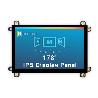 polegada 800x480 da exposição 5,0 de 600cd/M2 VGA HDMI LCD de múltiplos propósitos