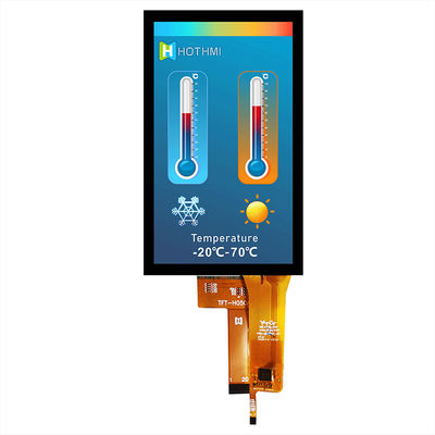 o painel vertical TFT de múltiplos propósitos de 480x854 MIPI LCD indica o monitor de um Pcap de 5 polegadas