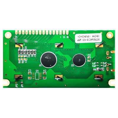 módulo do LCD do caráter de 2X16 LCM com luminoso verde HTM1602-8