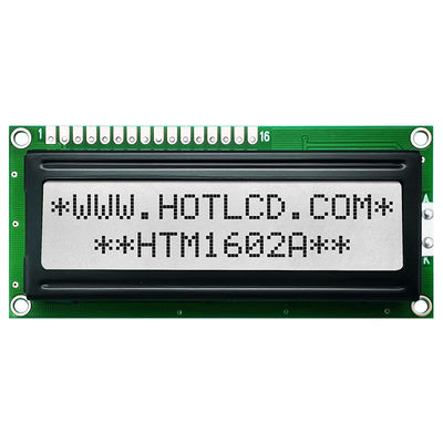 módulo STN médio HTM1602A verde amarelo de 16x2 16 PIN Character LCD