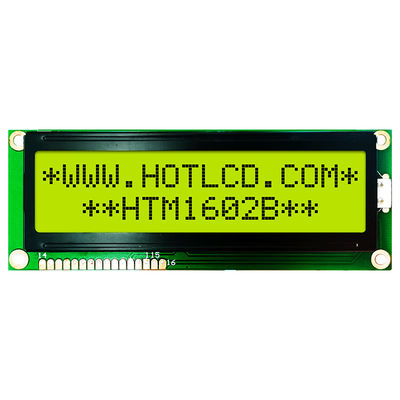 exposição de caráter média de 16x2 LCD com luminoso verde HTM1602B