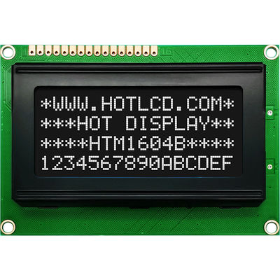 Módulo LCD do LCD do caráter da ESPIGA 16X4 com o luminoso lateral branco HTM1604B