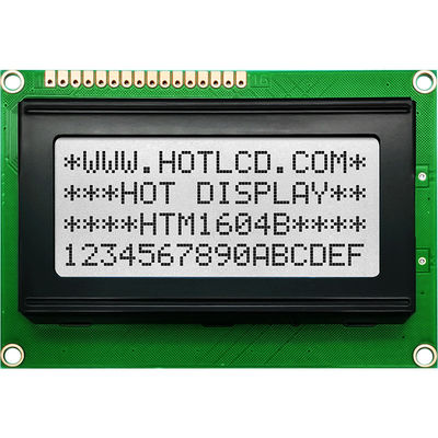 Módulo LCD do LCD do caráter da ESPIGA 16X4 com o luminoso lateral branco HTM1604B