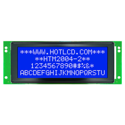 Módulo durável do LCD do caráter 4X20 com o luminoso branco lateral HTM2004-2