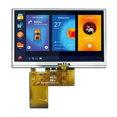 3.3V LCD Resistive 4,3 polegadas, polegada TFT-H043A10SVIST5R40 de 800x480 LCD TFT 4,3