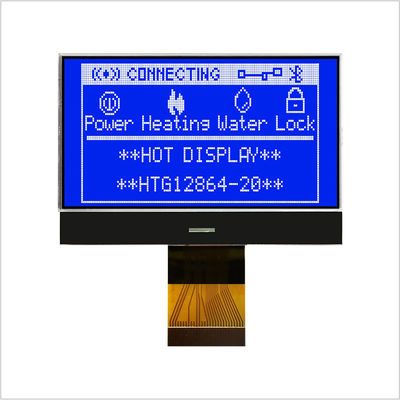 Exposição gráfica HTG12864-20 do módulo 128X64 ST7565R FSTN do LCD da RODA DENTEADA de MCU