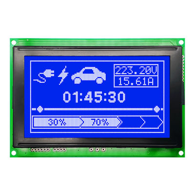 luminoso gráfico do módulo STN Gray Display With White Side de 128X64 LCD