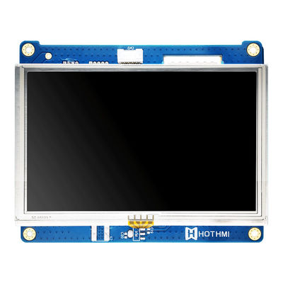 5,0 temperatura larga TFT LCD da exposição Resistive da polegada 800x480 IPS