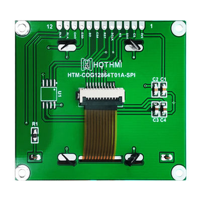temperatura larga LCD do módulo gráfico de 128X64 SPI ST7567 FSTN para a instrumentação