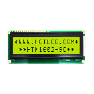luminoso do módulo STN+ Gray Serial With Yellow Green da exposição do LCD do caráter 16x2
