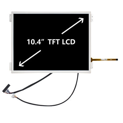 10,4 painel de exposição largo Resistive de TFT da temperatura do toque 1024x768 do IPS da polegada para dispositivos médicos