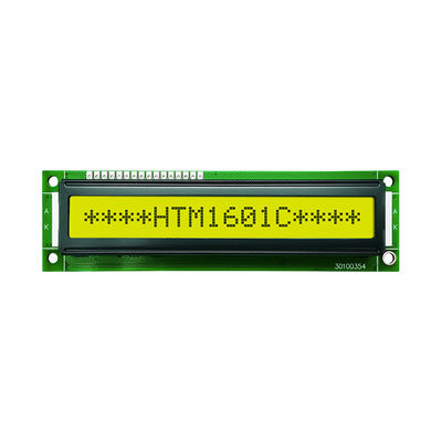 1X16 Caracter LCD Display STN+ fundo amarelo/verde com luz de fundo amarelo/verde-Arduino